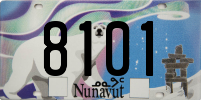 NU license plate 8101