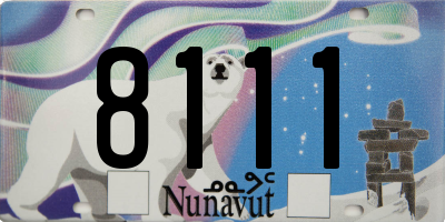 NU license plate 8111