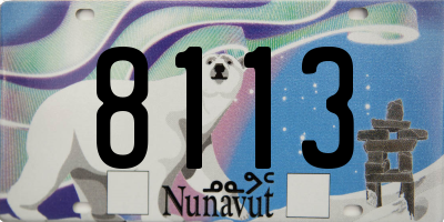 NU license plate 8113