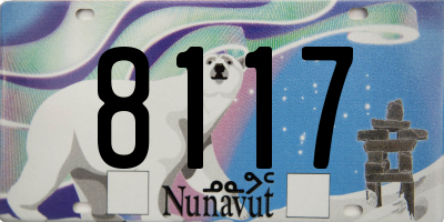 NU license plate 8117