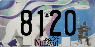 NU license plate 8120