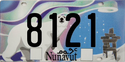 NU license plate 8121