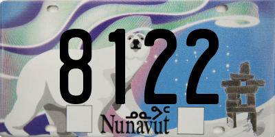 NU license plate 8122