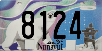 NU license plate 8124