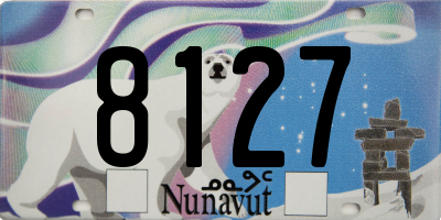 NU license plate 8127