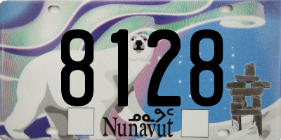 NU license plate 8128