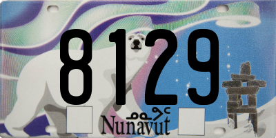 NU license plate 8129