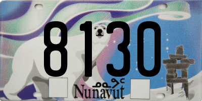 NU license plate 8130