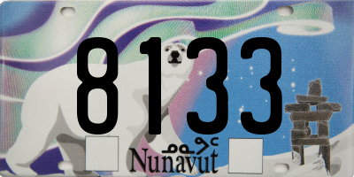 NU license plate 8133