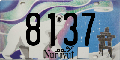 NU license plate 8137