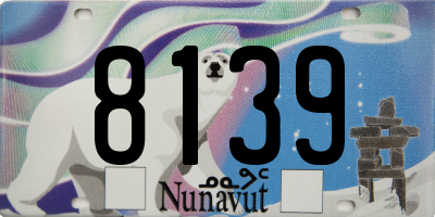 NU license plate 8139