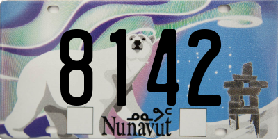 NU license plate 8142