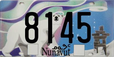 NU license plate 8145