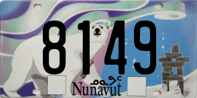 NU license plate 8149