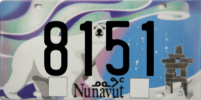 NU license plate 8151