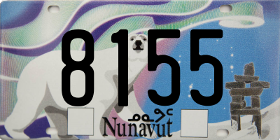 NU license plate 8155