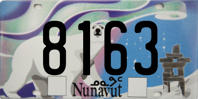 NU license plate 8163