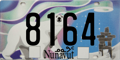 NU license plate 8164