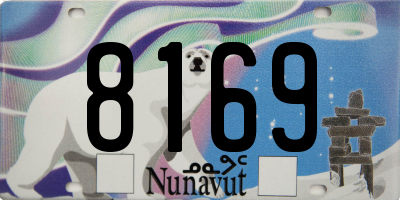 NU license plate 8169