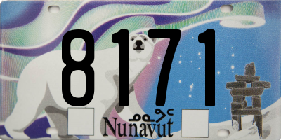 NU license plate 8171