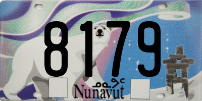 NU license plate 8179