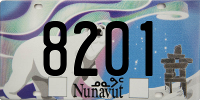 NU license plate 8201