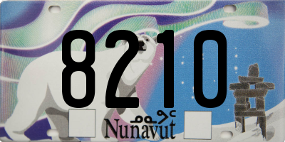 NU license plate 8210