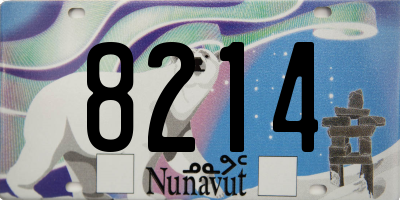 NU license plate 8214