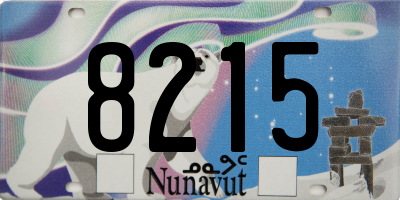 NU license plate 8215