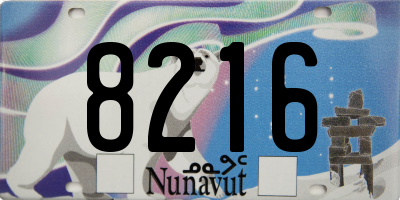 NU license plate 8216