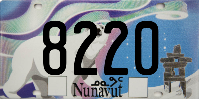 NU license plate 8220