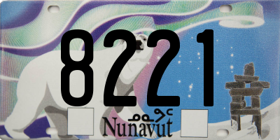 NU license plate 8221