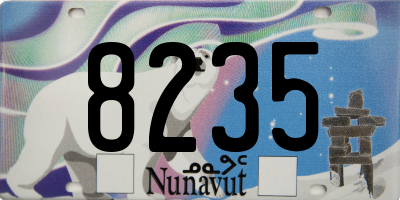 NU license plate 8235