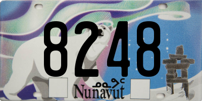 NU license plate 8248