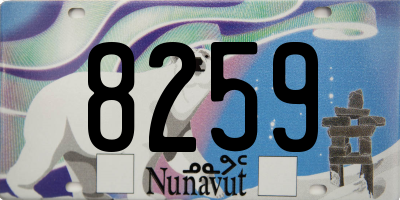 NU license plate 8259