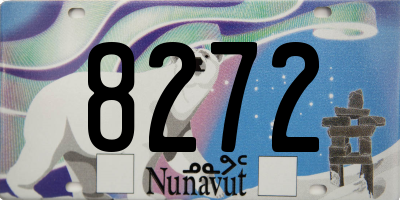 NU license plate 8272