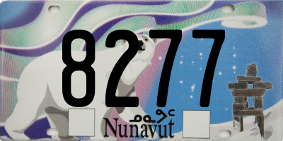 NU license plate 8277