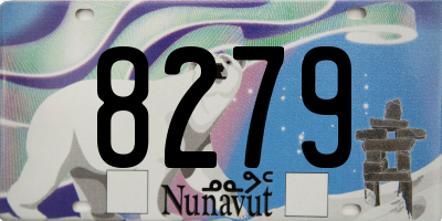 NU license plate 8279