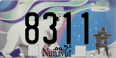 NU license plate 8311