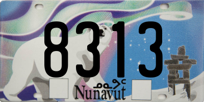 NU license plate 8313