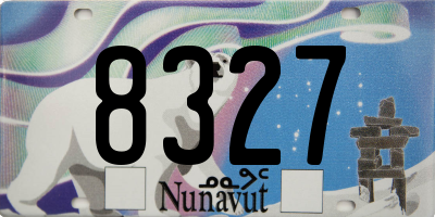 NU license plate 8327