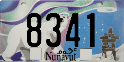 NU license plate 8341