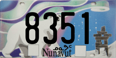 NU license plate 8351