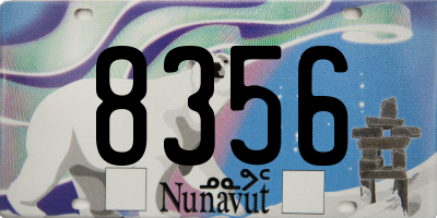 NU license plate 8356