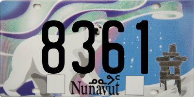 NU license plate 8361