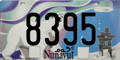 NU license plate 8395