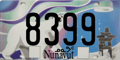 NU license plate 8399