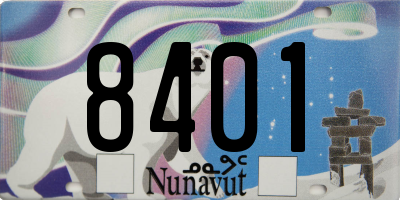 NU license plate 8401