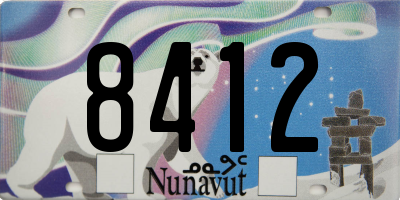 NU license plate 8412