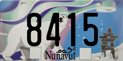 NU license plate 8415